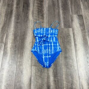 Aerie Blue Print One Piece‎ Swimsuit